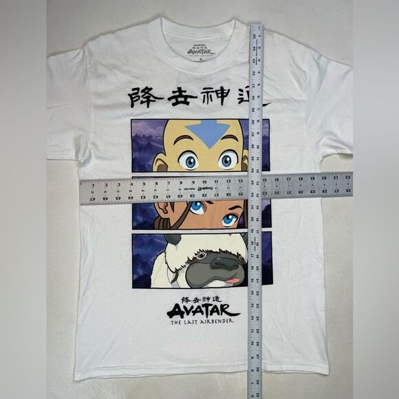 Avatar The Last Airbender Graphic T-shirt Men Medium White Short Sleeve - Picture 5 of 5